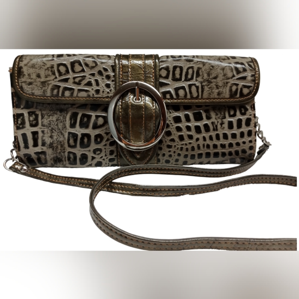 M.C leather Crossbody purse